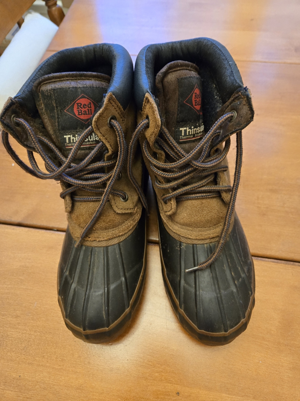 Mens Brown Waterproof Thinsulate Winter Boots